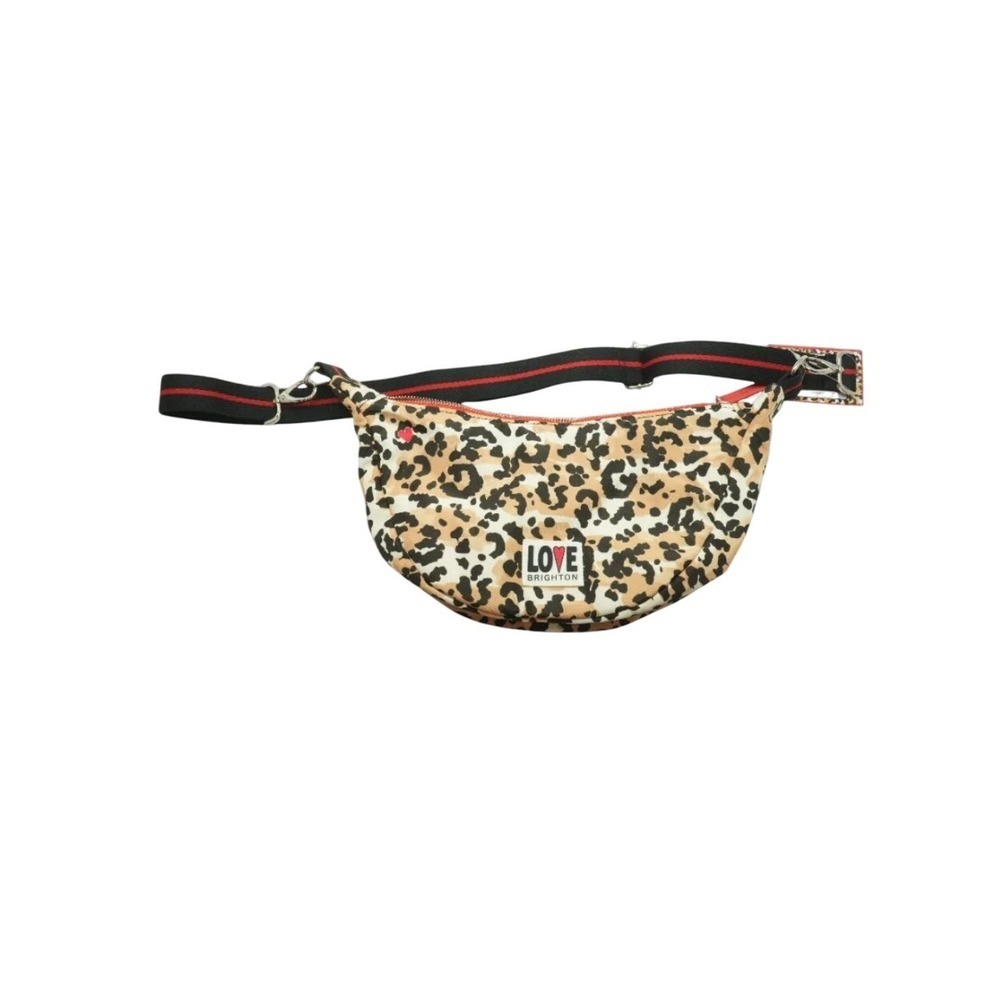 Brighton Leopard Print Fanny Pack Belt Bag Crossbody Adjustable New